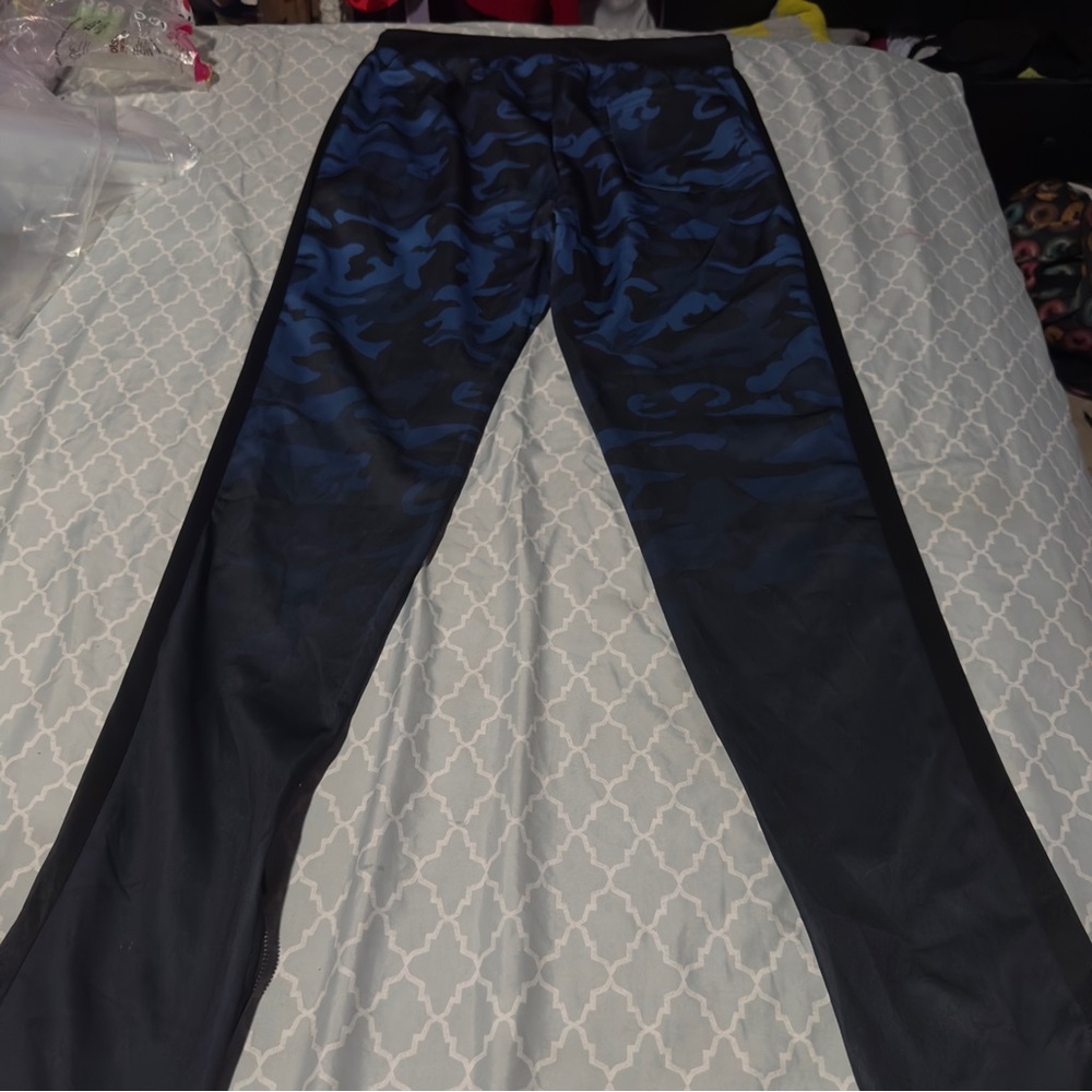 Men's Blue Camouflage Pants